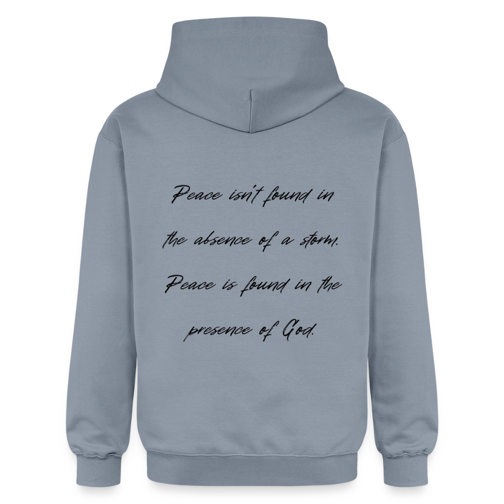 Peace in his presence - Unisex Hoodie - Blau