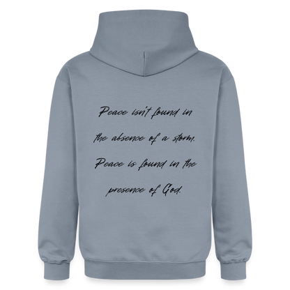 Peace in his presence - Unisex Hoodie - Blau