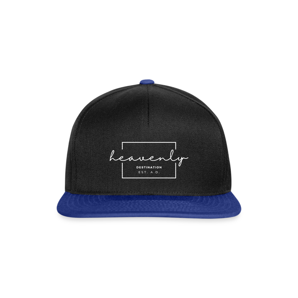 heavenly destination - Snapback Cap - Schwarz/Königsblau