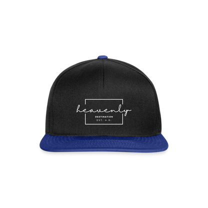heavenly destination - Snapback Cap - Schwarz/Königsblau