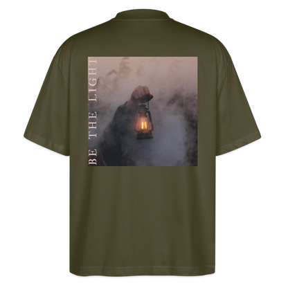 be the light - Oversized Unisex T-Shirt - Khaki