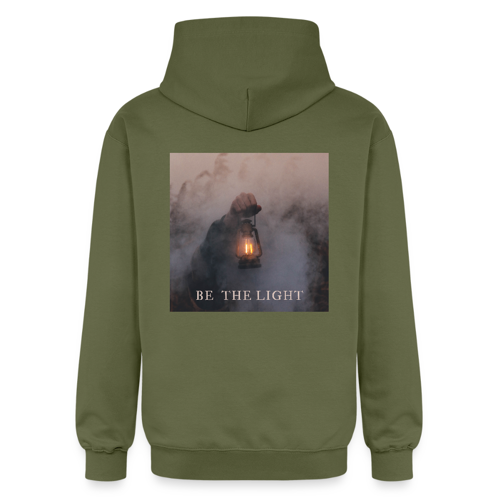 be the light - Unisex Hoodie - Militärgrün