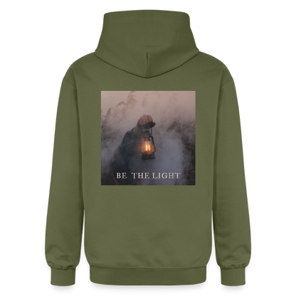 be the light - Unisex Hoodie - Militärgrün