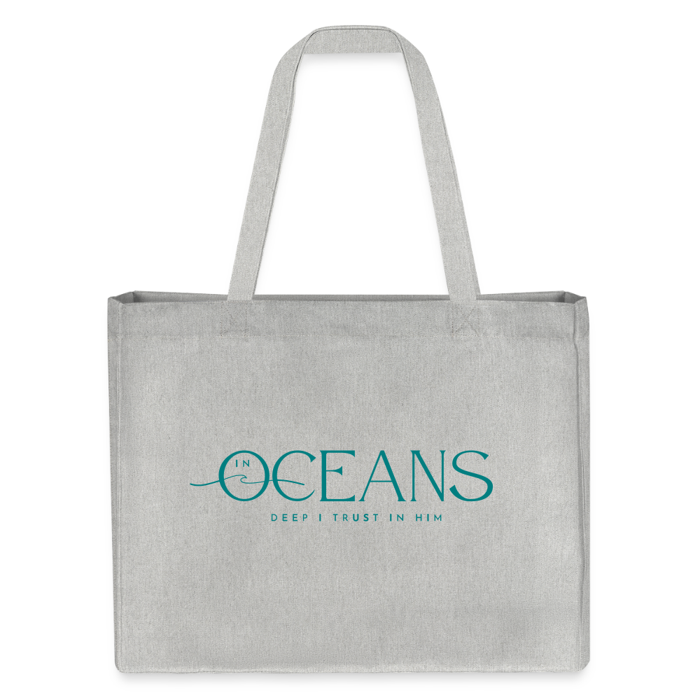 Oceans - Stoffbeutel groß - Grau meliert