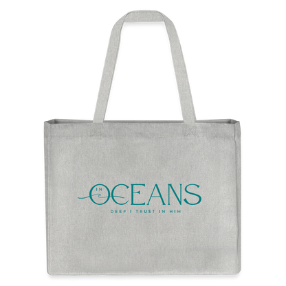 Oceans - Stoffbeutel groß - Grau meliert