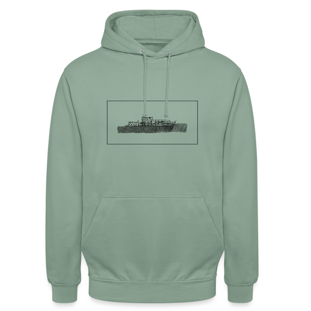 trust - Unisex Hoodie - Graugrün