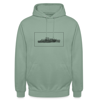 trust - Unisex Hoodie - Graugrün