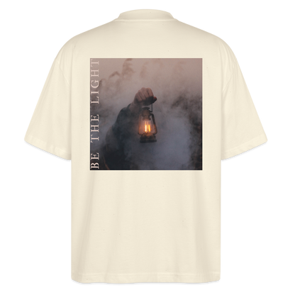 be the light - Oversized Unisex T-Shirt - Naturweiß