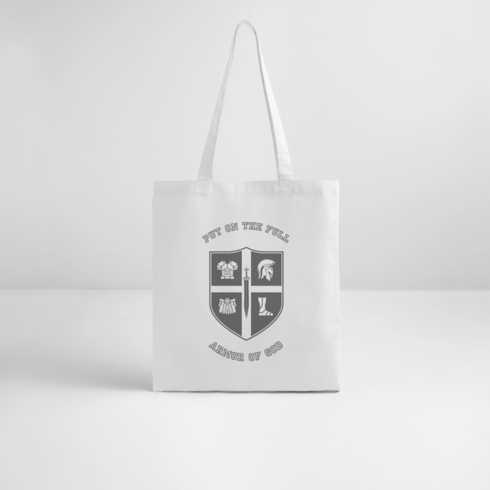 Put on the full armor of God - Stoffbeutel - Weiß