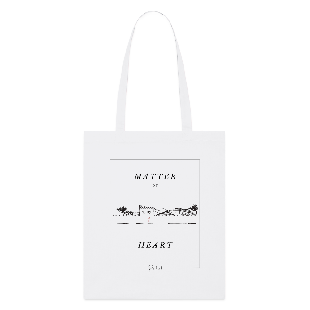 Matter of Heart - Stoffbeutel - Weiß