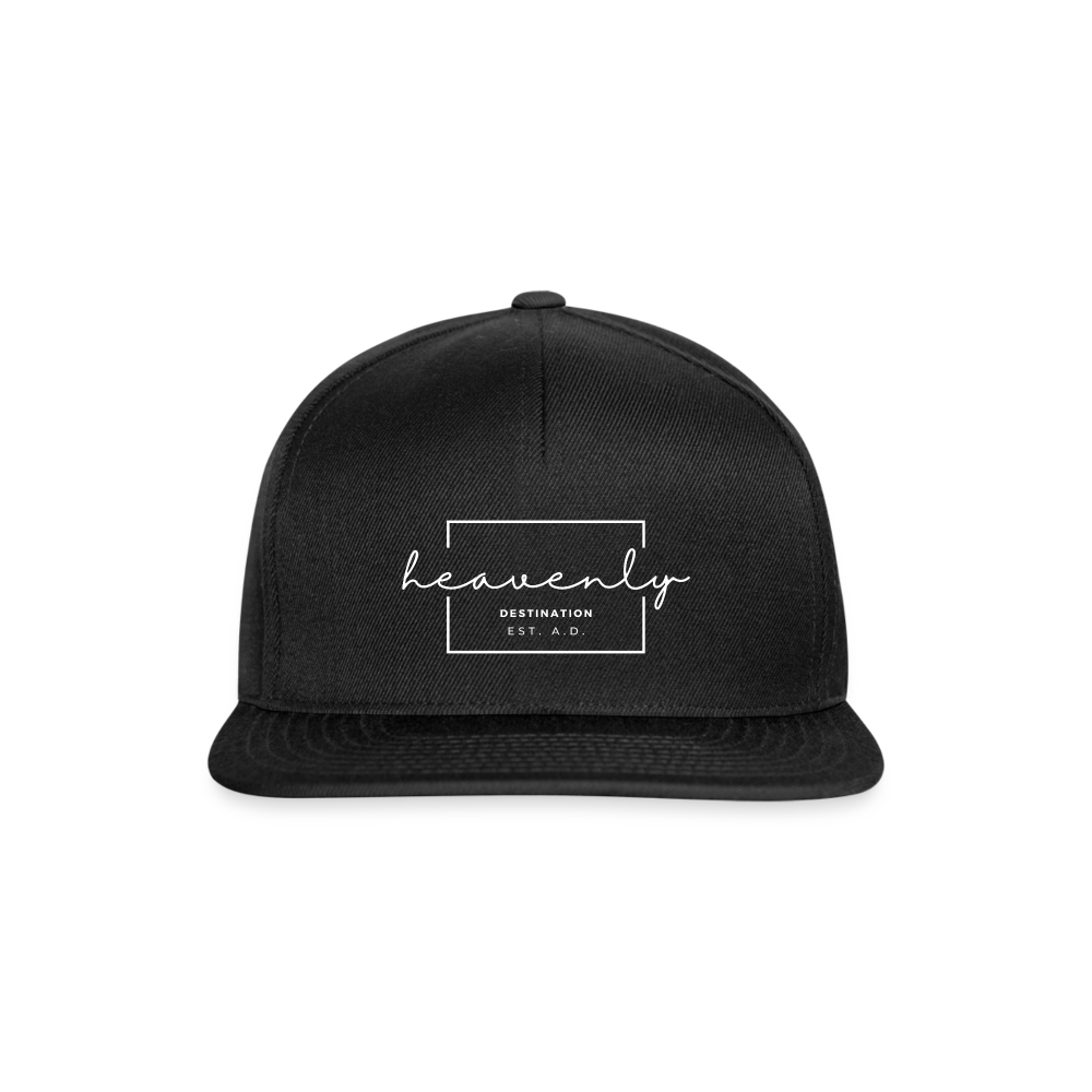 heavenly destination - Snapback Cap - Schwarz/Schwarz