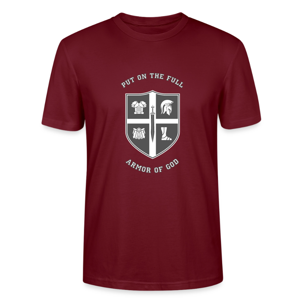 Put on the full armor of God - Unisex T-Shirt - Burgunderrot