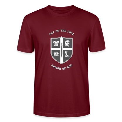 Put on the full armor of God - Unisex T-Shirt - Burgunderrot