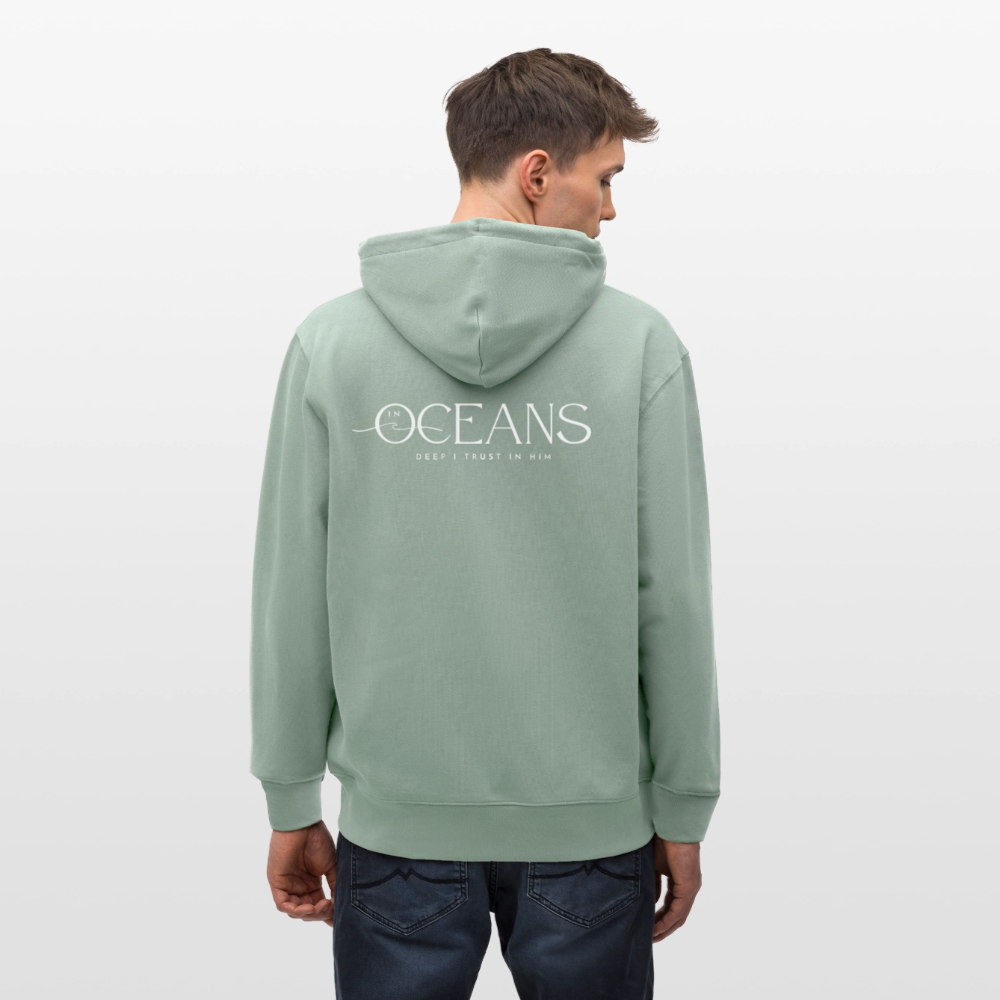 Oceans - Unisex Kapuzenjacke - Helles Graugrün