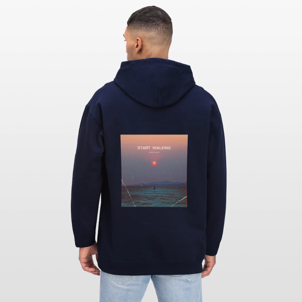 Start walking - Unisex Hoodie - Navy