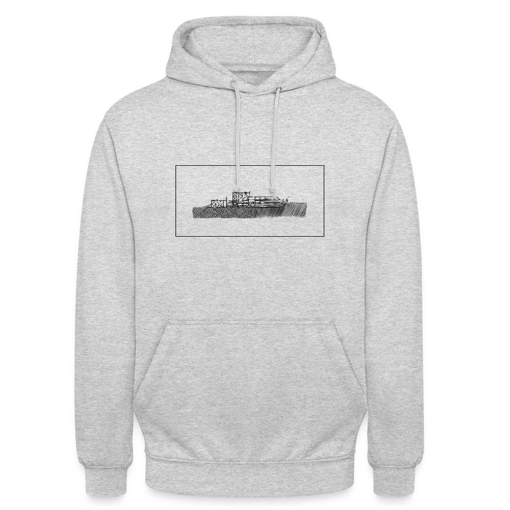 trust - Unisex Hoodie - Hellgrau meliert